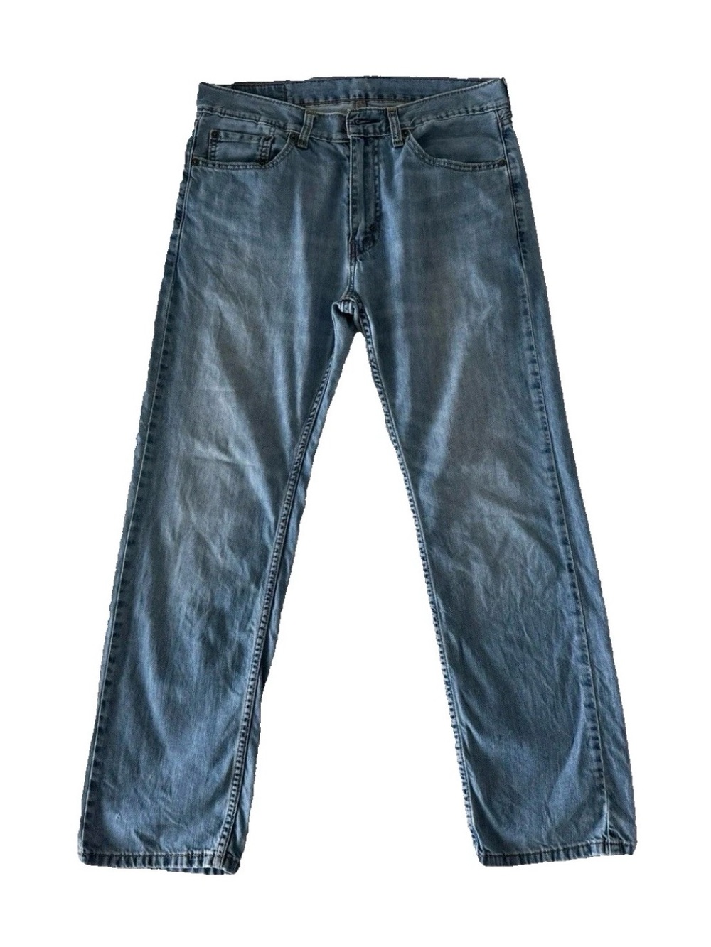 Levi's 505 Men's Straight Jeans Med Stone Wash Blue Denim Cotton 5-Pocket 32x30